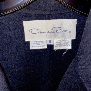 Oscar de la Renta Italian wool jacket. Size 8.